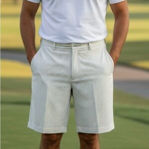 Nike golf shorts with gray stripes size 38